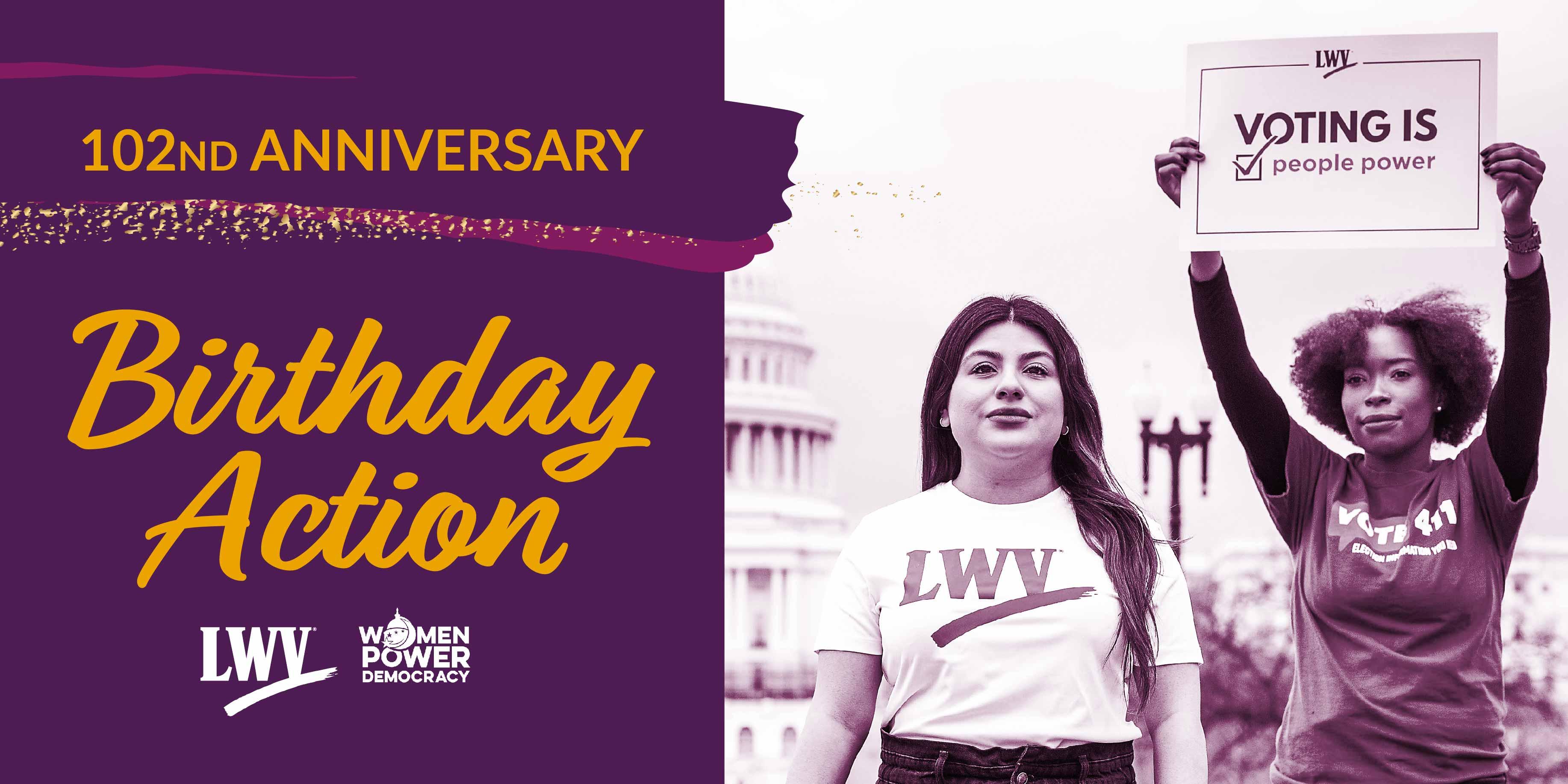 LWV 102nd Birthday picture
