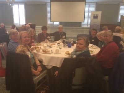 LWV members attend dinner event
