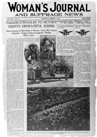 Women's Journal and Suffrage News Newspaper clip