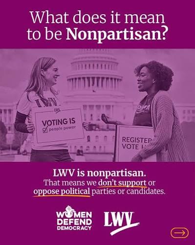 LWV is nonpartisan