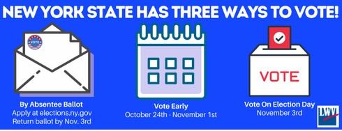 3 ways to vote in NYS