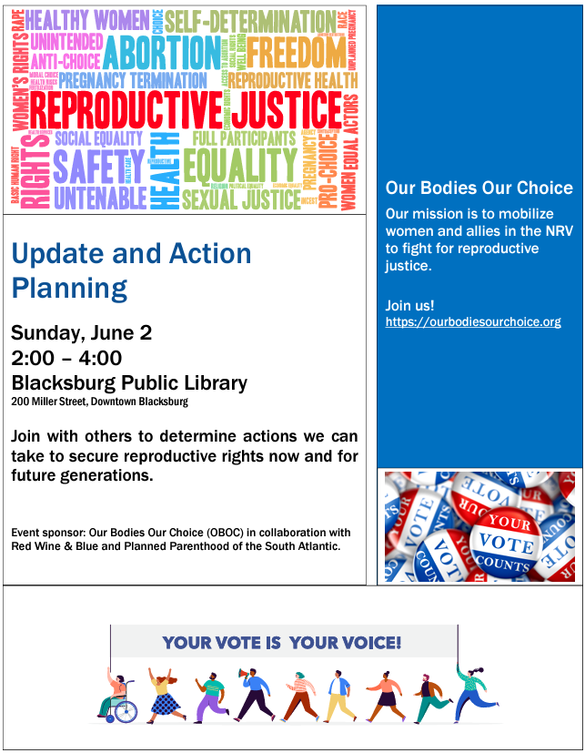 Our Bodies, Our Choice, June 2, 2024