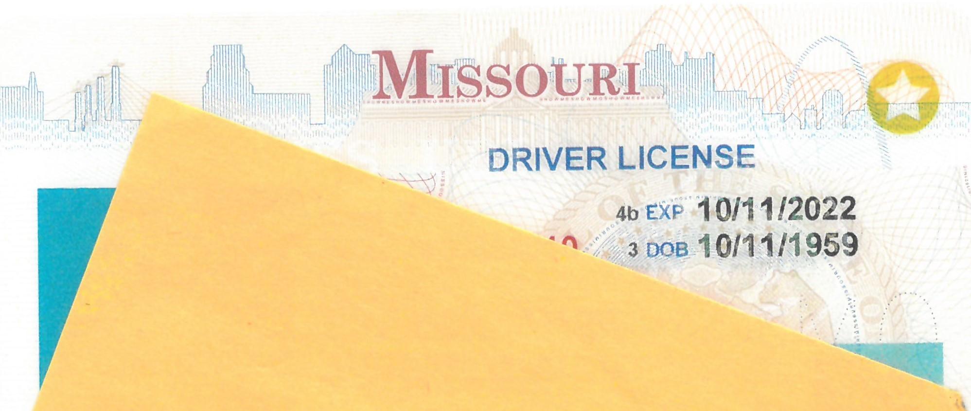 Part of expired MO License