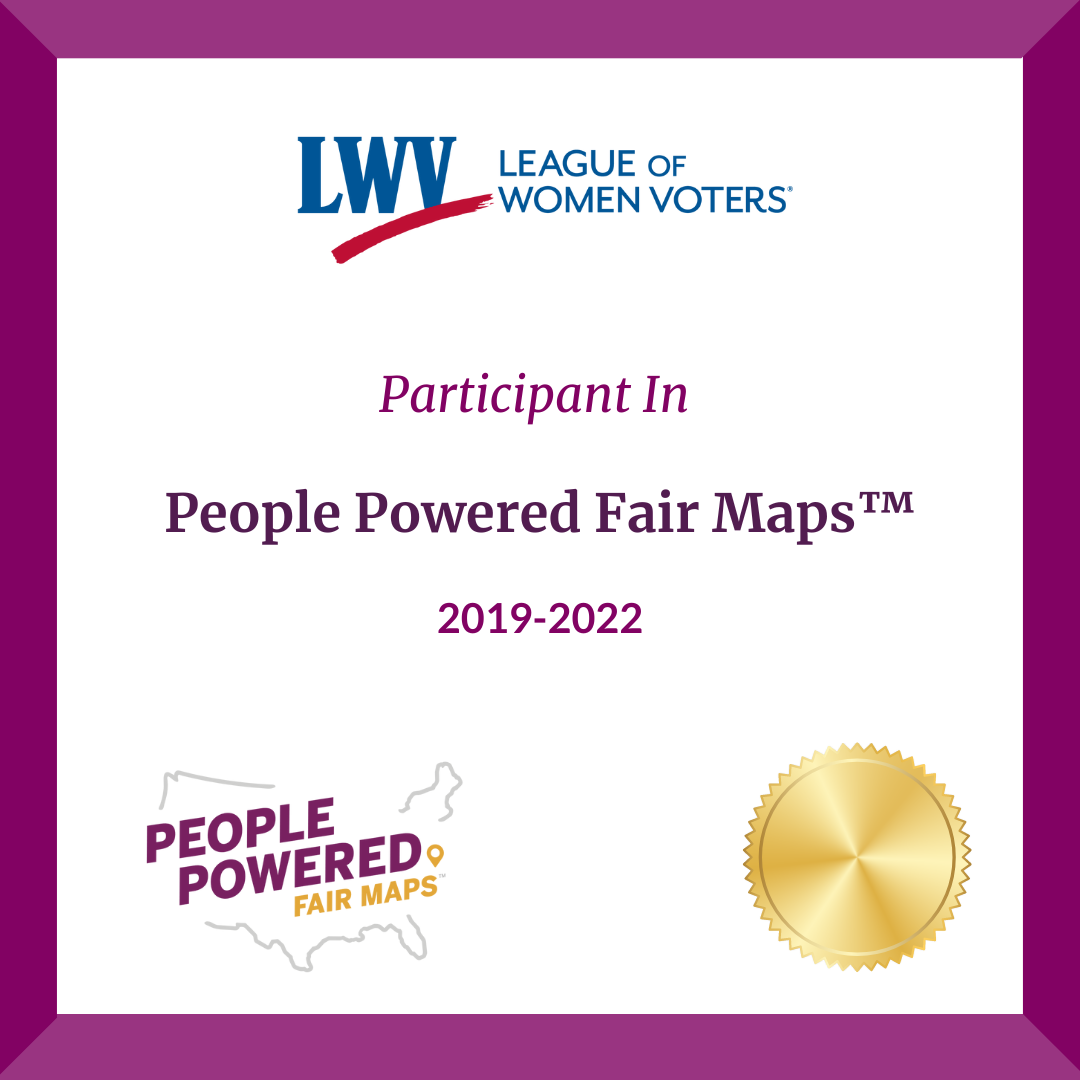 People Powered Fair Map Participation Certificate digital