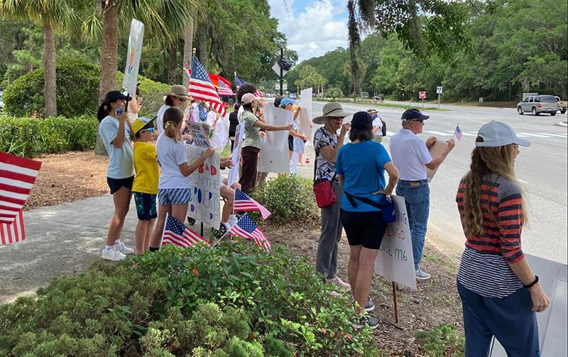 Protest Hilton Head June 14