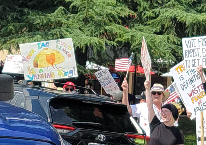 Protest Pendleton 2025 June 2