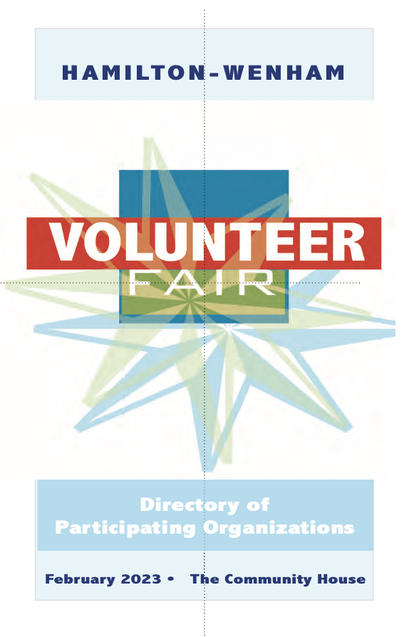 Volunteer Fair Directory of Participating Organizations Booklet Cover