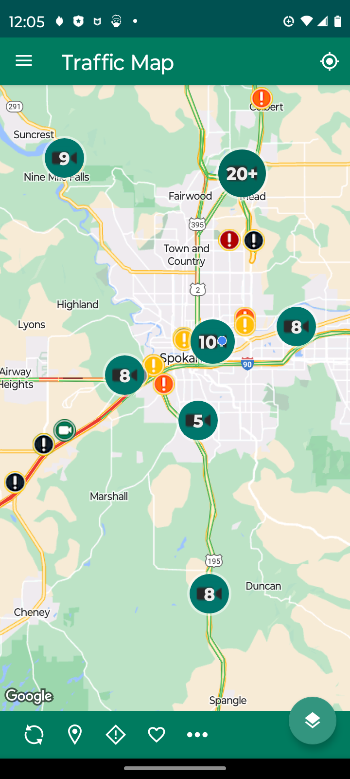 WSDOT map