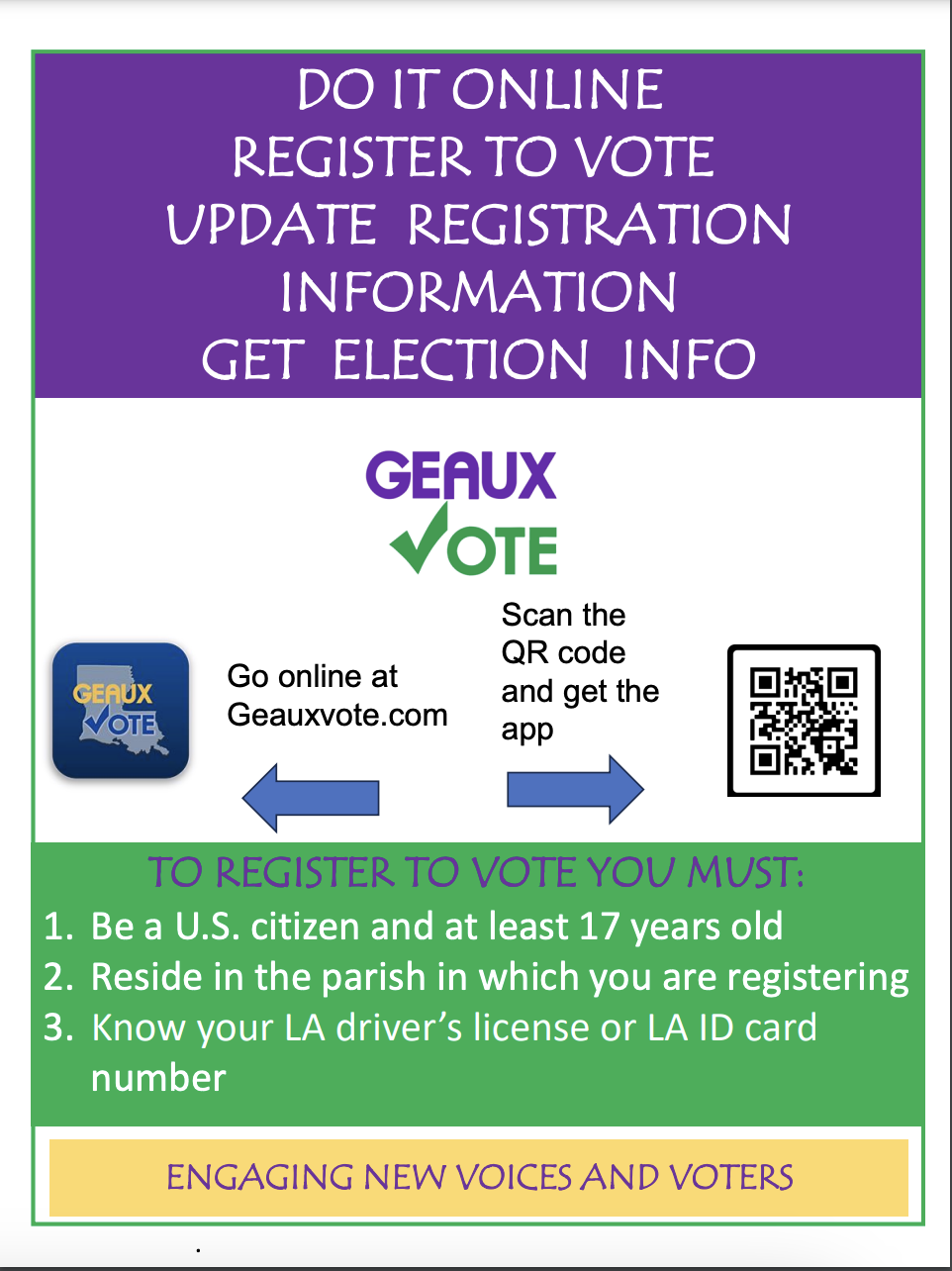 2024 voter registration flier