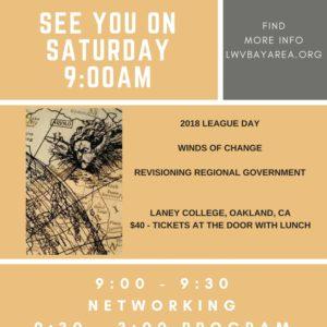 See You Saturday! Flyer for League Day 2018