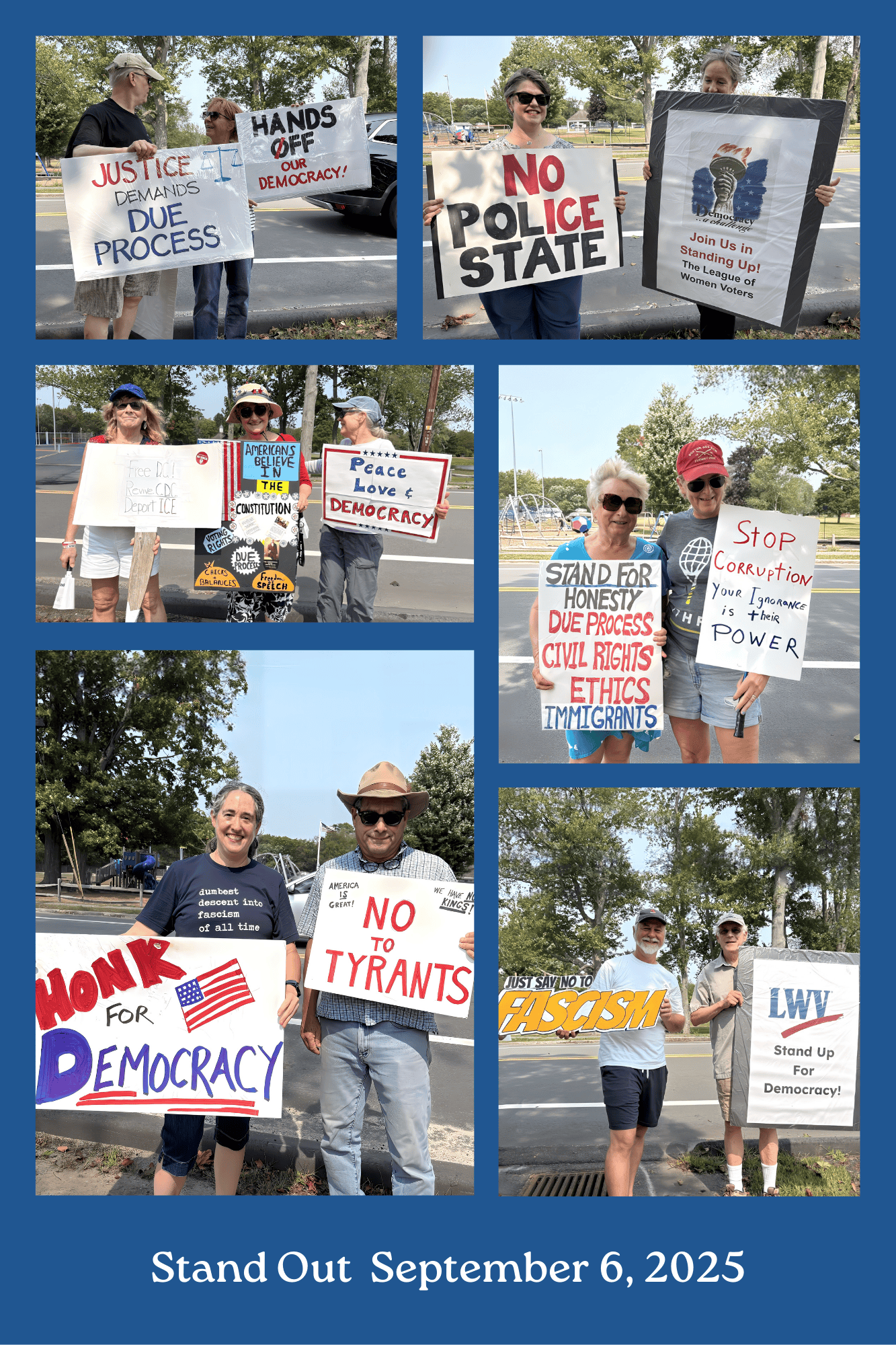 peaceful protesters