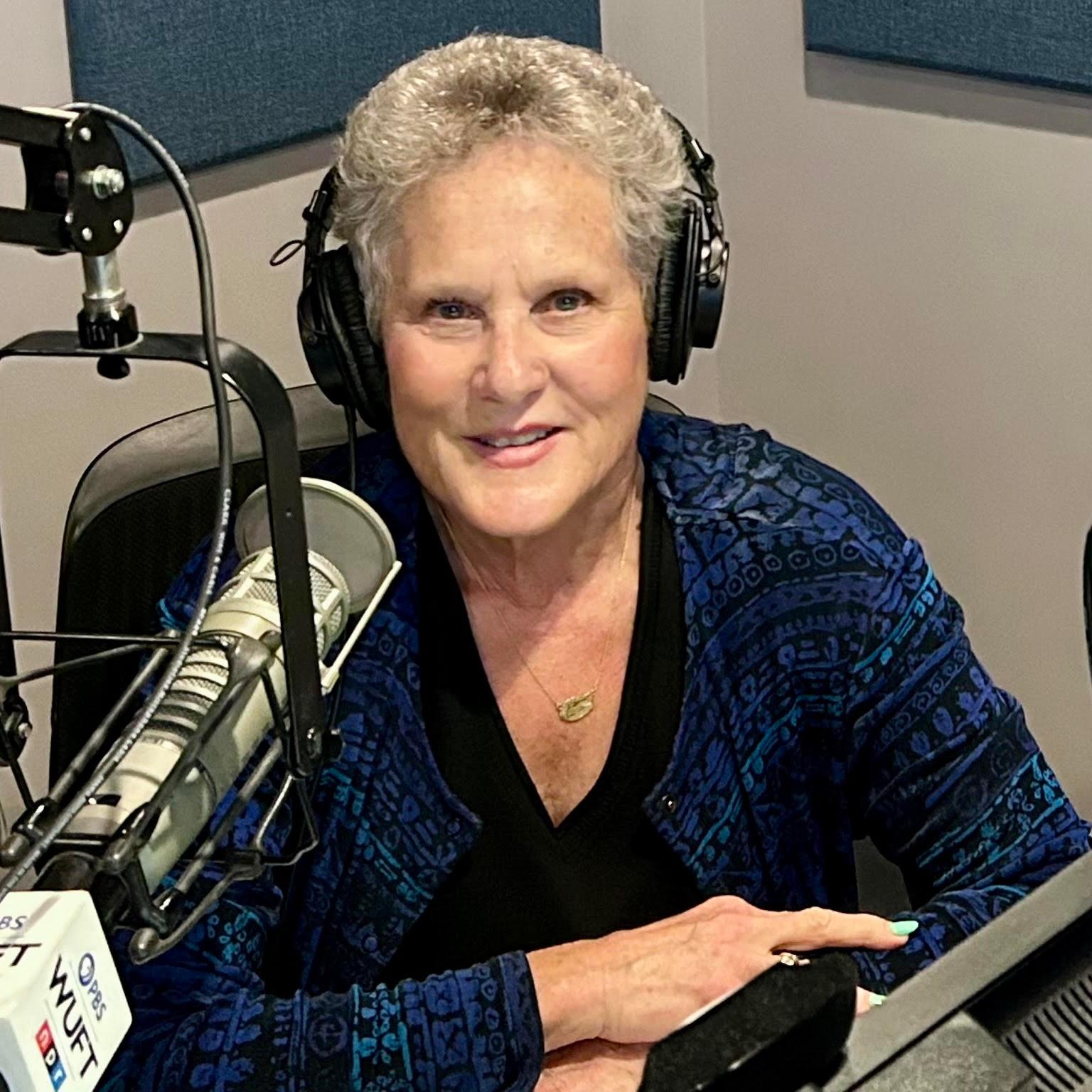 Rhonda Sibilia at WUFT studio
