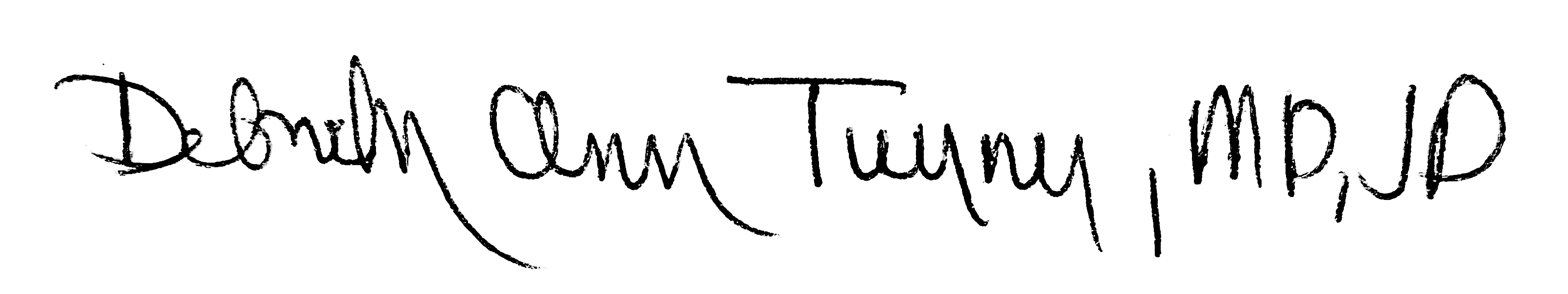 Deborah Ann Turner's signature