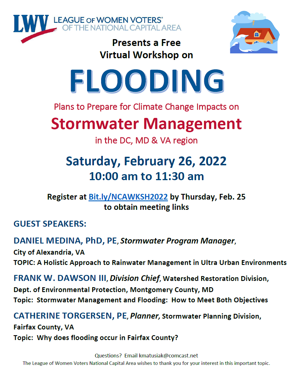 Picture of Stormwater Management Workshop Flyer