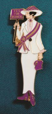 Suffragist pin