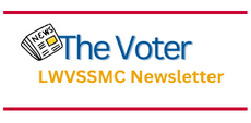 The Voter LWVSSMC Newsletter with newspaper icon