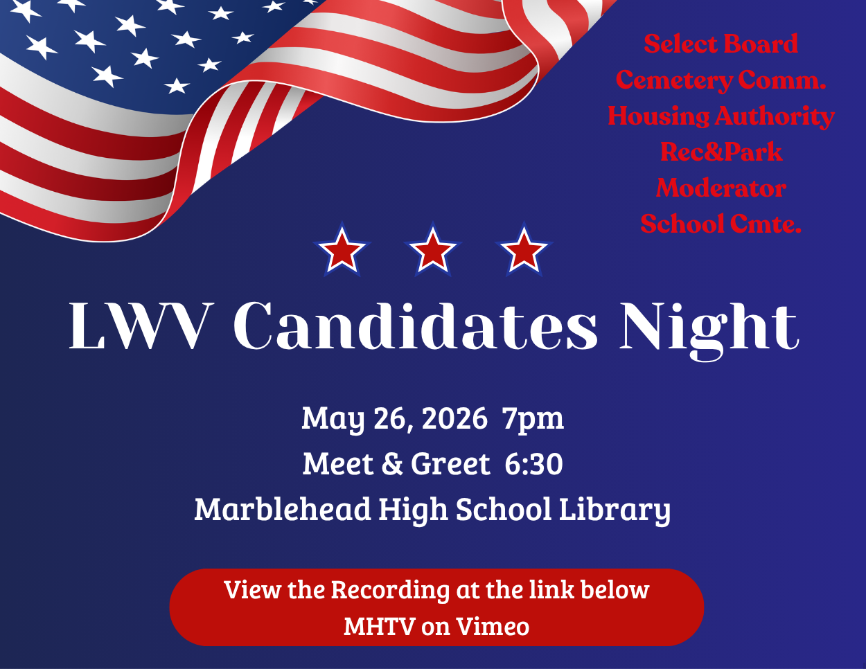 Candidates Night 2026 Candidates Night 2026