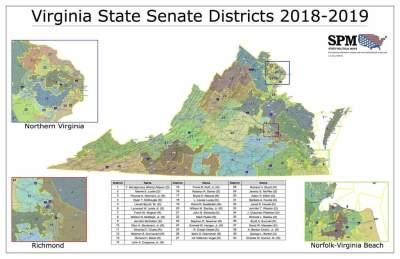 Virginia State Senate Districts 2018-2019