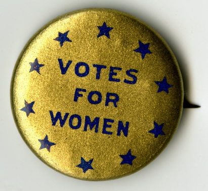 old votes for women button