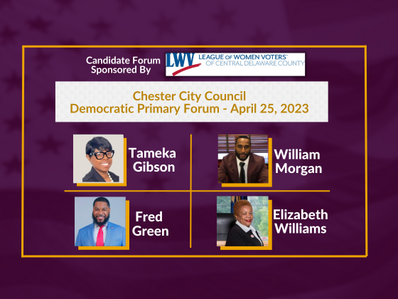 Chester City Council Primary Candidate Forum April 2023