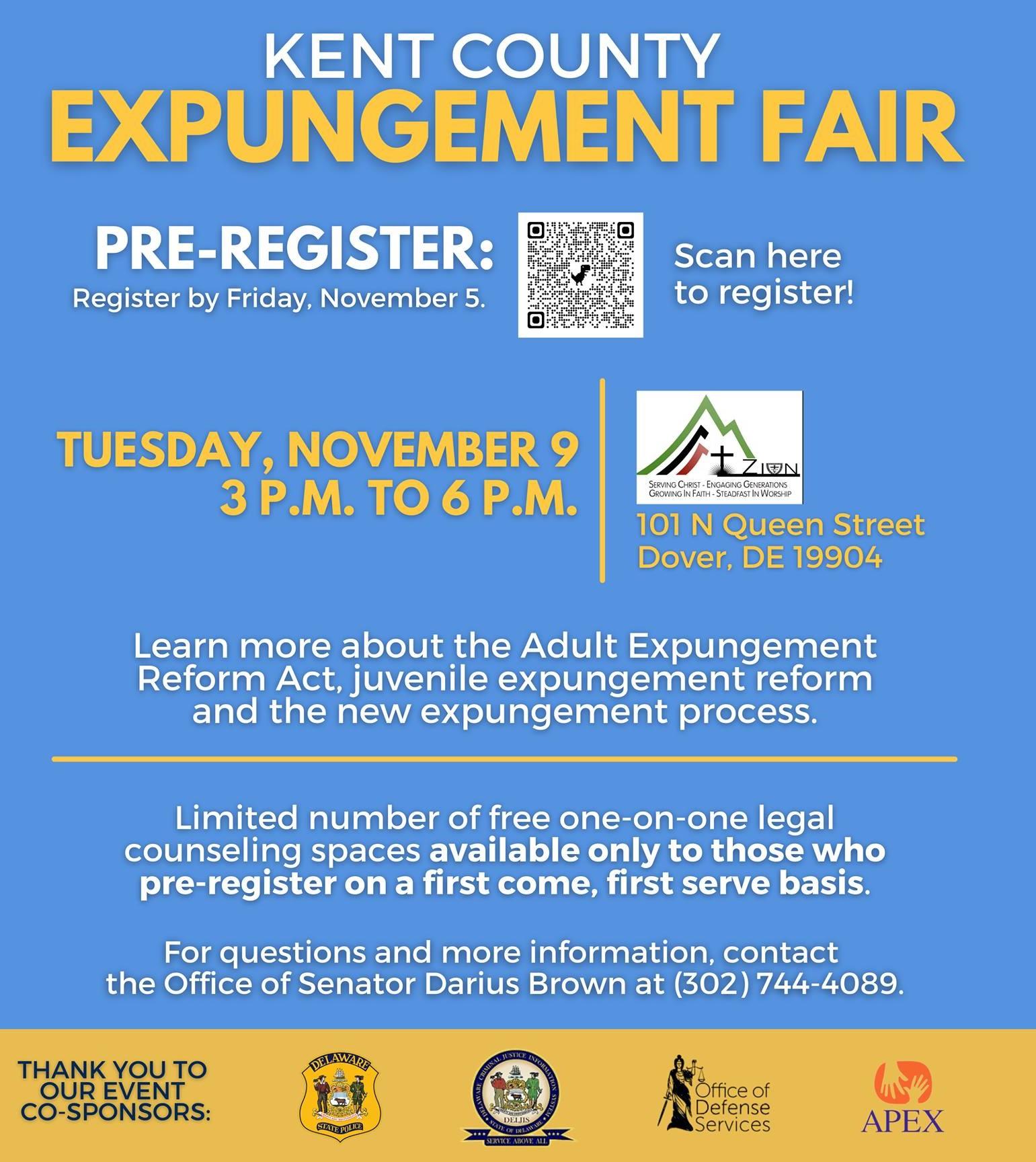 Kent County Expungement Fair