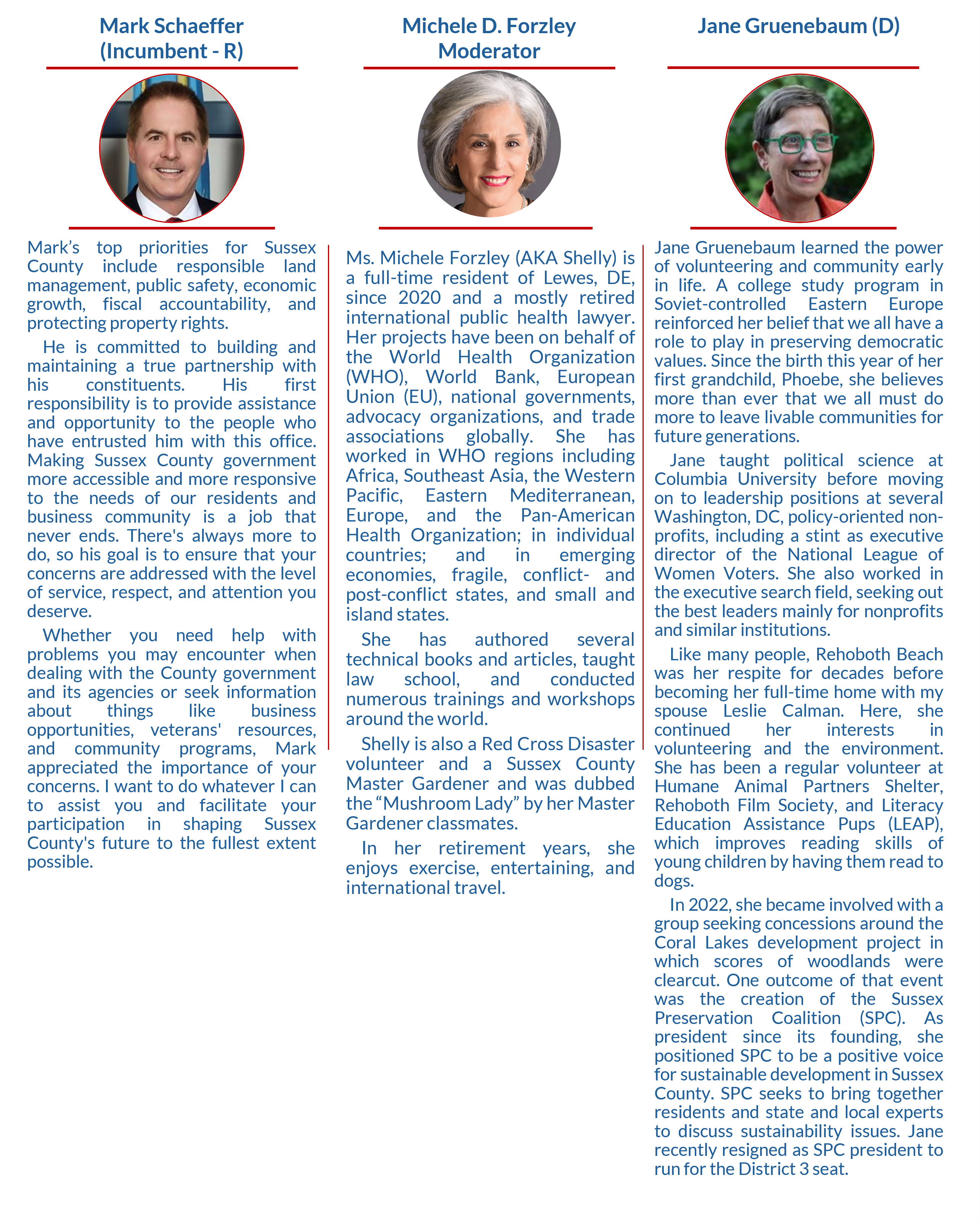 Candidate Forum - County Council District 3