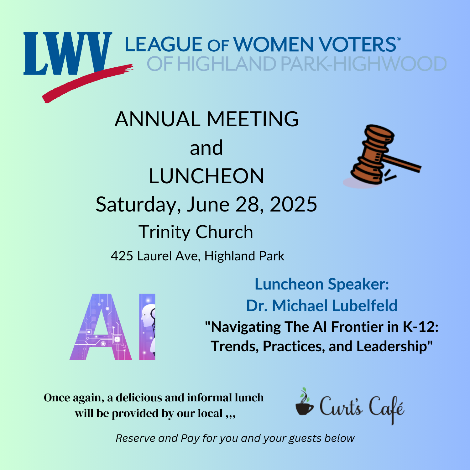 2025 ANNUAL MEETING RESERVE-PAY