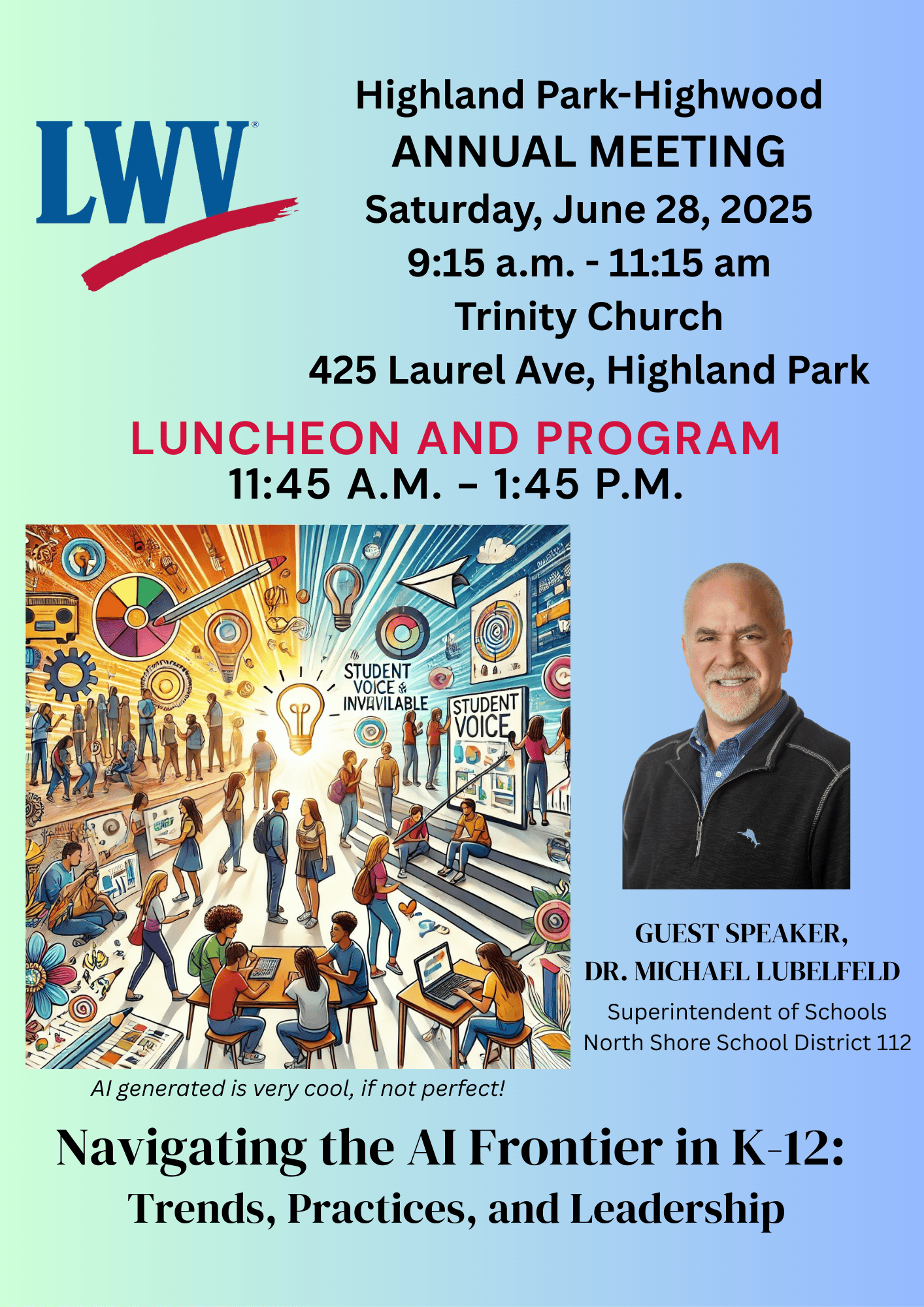 2025 Annual Meting and Luncheon