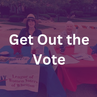 Get Out the Vote button