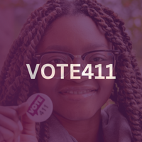 Vote411 button