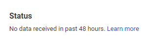 Initial Status of Global Site Tag