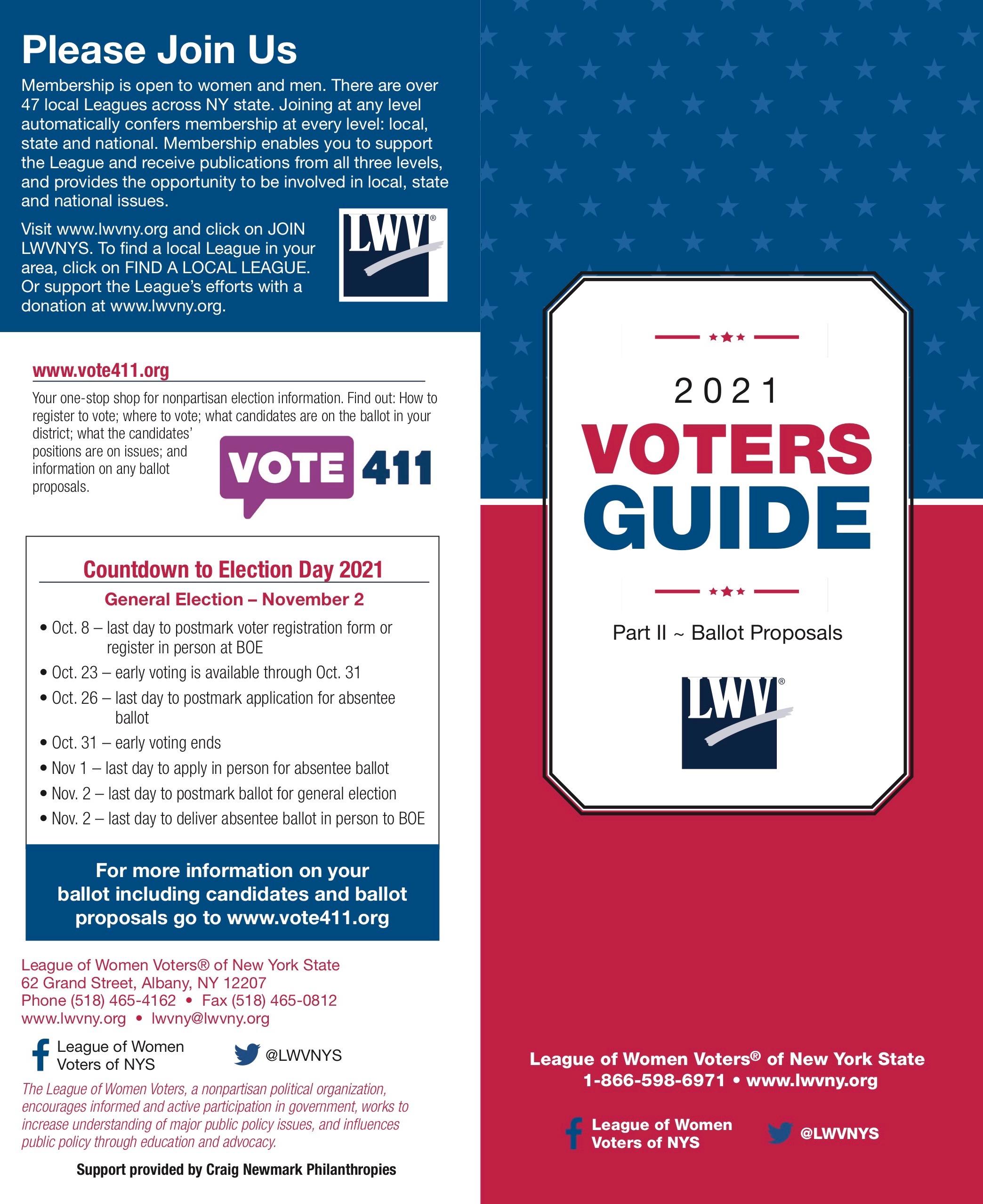 Voters Guide Page 1