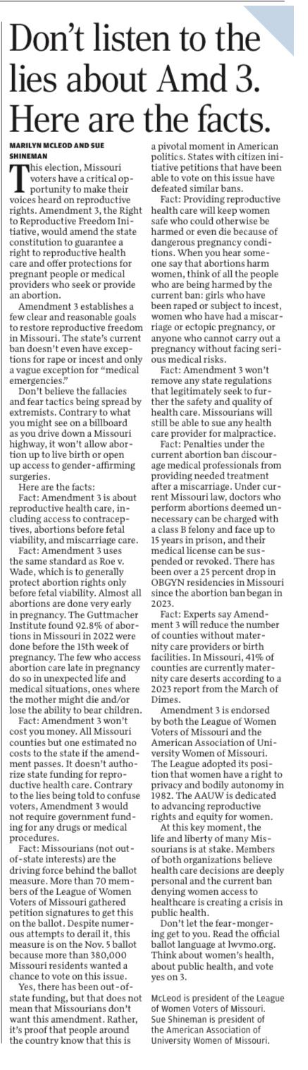 Know the facts about Amendment 3