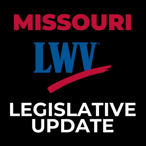 Missouri LWV Legislative Update on Black Blackground