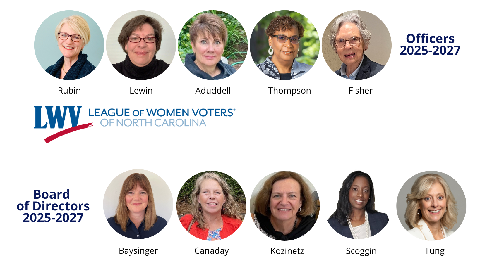 headshots of board members 