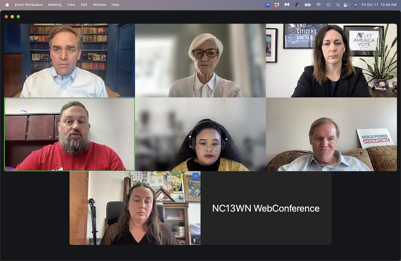 screenshot of participants from wiley nickel event 