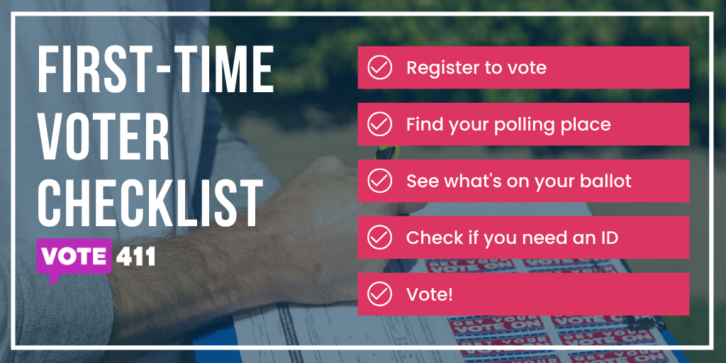 First time voter checklist First time voter checklist