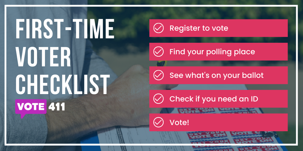 First time voter checklist