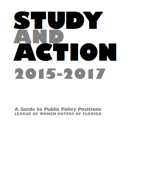 LWV Florida Study & Action Public Policy Positions