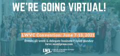 Group Photo from 2019 Convention Announcing "We're Going Virtual"