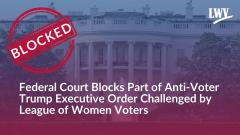League Challenges Trump Anti-Voter Order