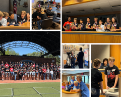 photo collage of the 2025 civics challenge
