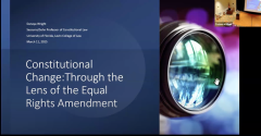 Oak Hammock Meeting - Constitutional Change Through the Lens of the ERA