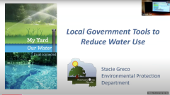 Title slide for Oak Hammock Meeting on Water Use Restrictions