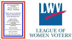 LWV Logo with presentation text
