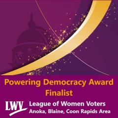 Powering Democracy Award Finalist - LWV ABC