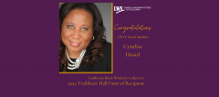 Cynthia Heard, a 2022 Black Women’s Collective Trailblazer Hall of Fame Award Recipient, womens history month, California