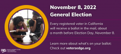 General Election Nov 8 2022, VotersEdge.org