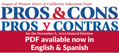 Pros & Cons, Pros y Contras | PDF available now in English& Spanish