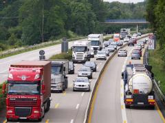 Traffic congestion on a highway